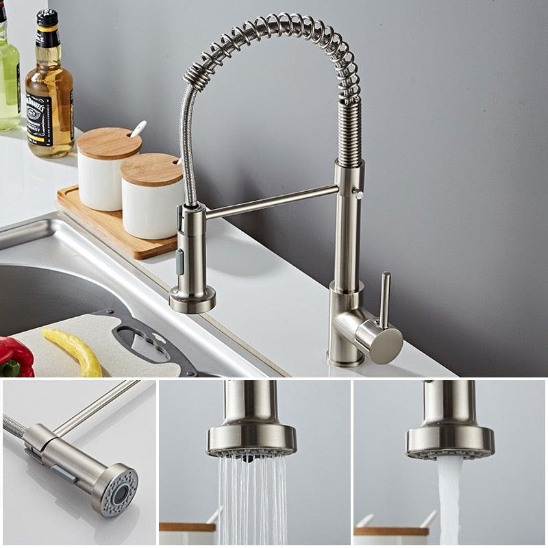 BowLift | Deck-mounted kitchen faucet