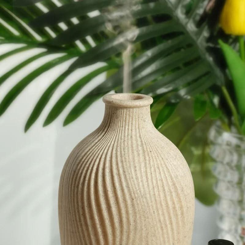 BowLift | Boho Vase Essential Oil Humidifier – Polyresin Ultrasonic Diffuser