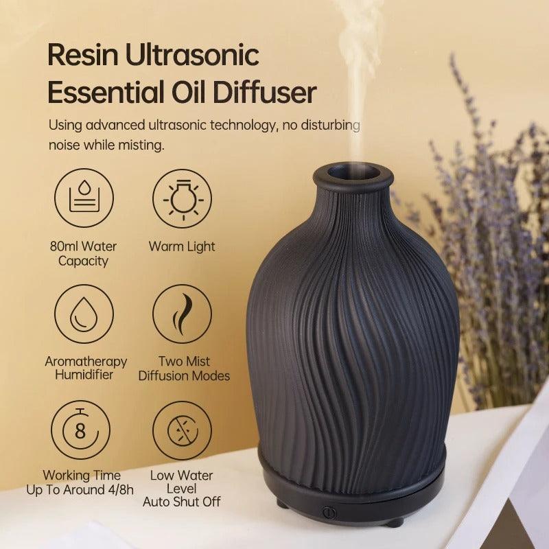 BowLift | BohoBreeze – Ultrasonic Aroma Diffuser & Air Humidifier | Bohemian Vase Design