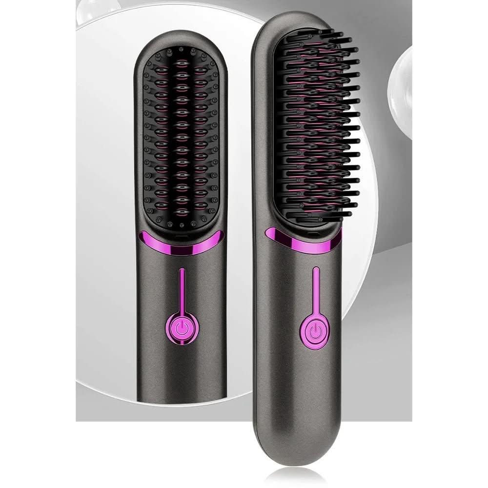 BowLift | Cordless straightening brush styler for straight hair everywhere