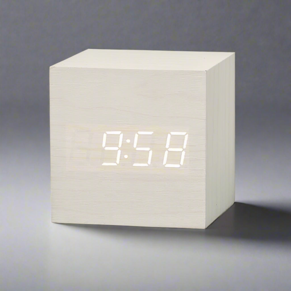 BowLift | Digital Wooden LED Alarm Clock