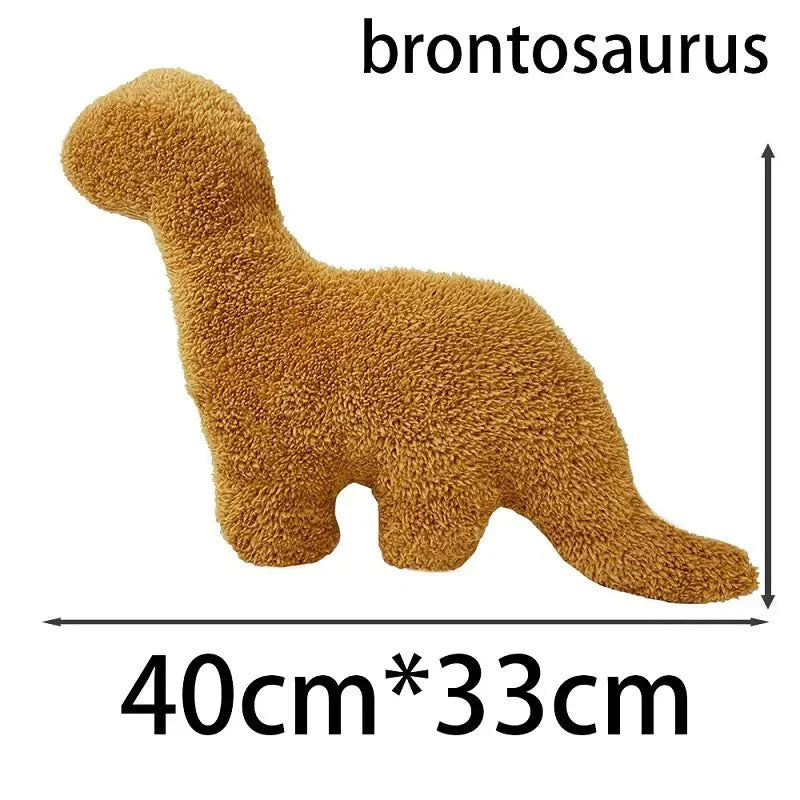 BowLift | Dino Nugget Plush Cushion: Cute Dino Chicken Nugget Cushion