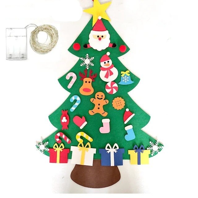 BowLift | DIY Felt Christmas Tree with Accessories - Merry Christmas Decorations For Home