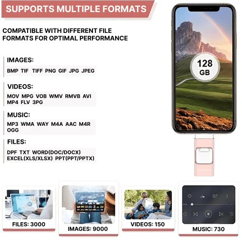 BowLift | 32GB USB Flash Drive for iPhone and Android