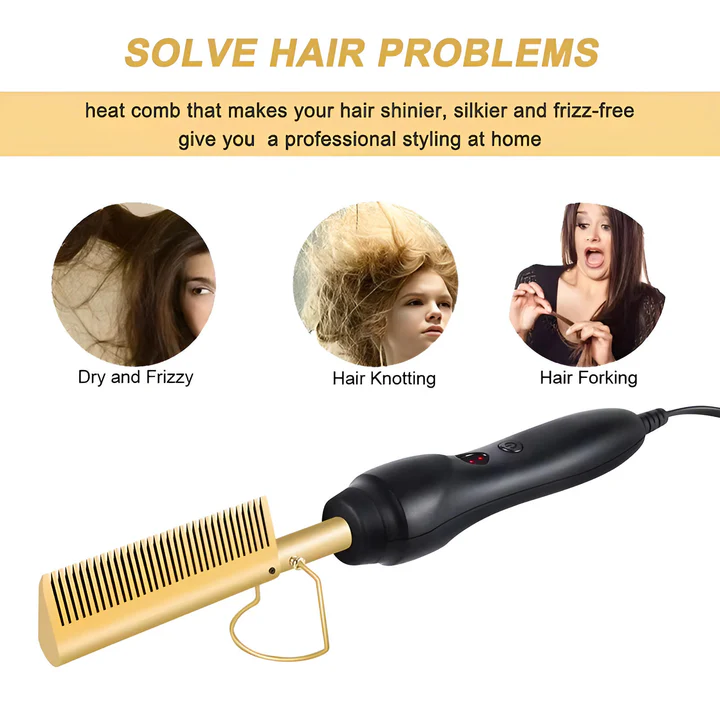 BowLift | Hot Comb for Thick and Coarse Hair