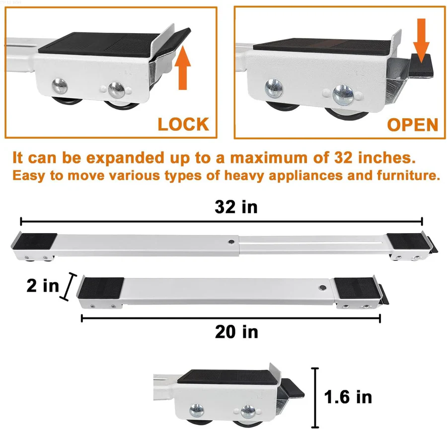 BowLift | Heavy Duty Appliance Rollers