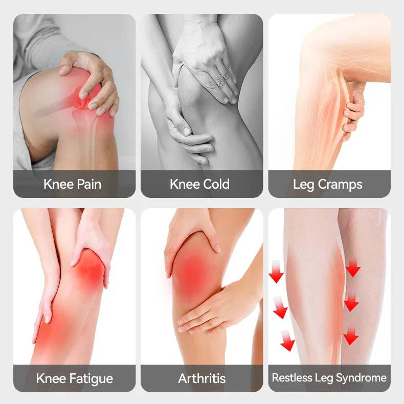 BowLift | Cordless Knee Massager with Heat Vibration for Pain Relief