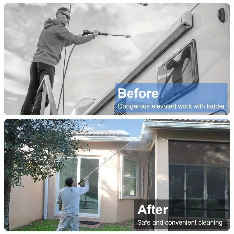 BowLift | 4000 PSI Telescoping Power Washer Extension Wand