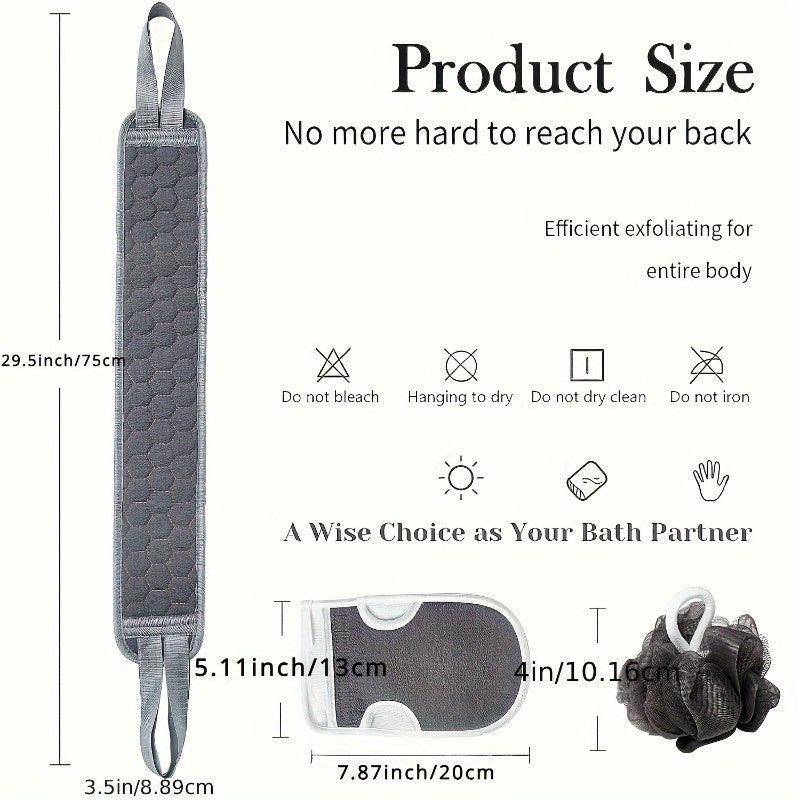 BowLift | Exfoliating Body Scrubber Set