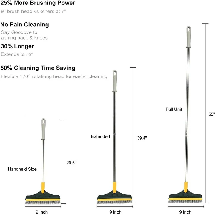 BowLift | Heavy-Duty Floor Scrub Brush