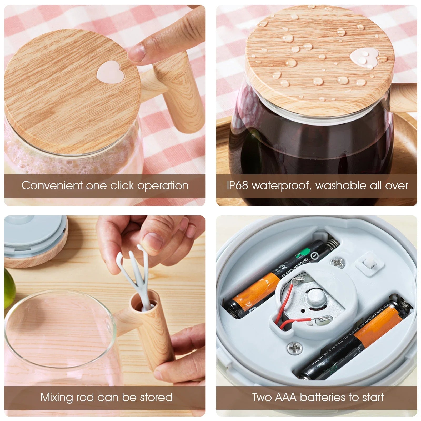 BowLift | 400ml Self Stirring Mug