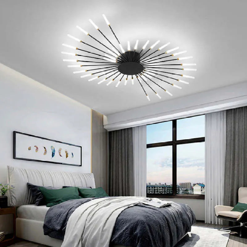 BowLift | Ceiling light modern metal LED chandelier