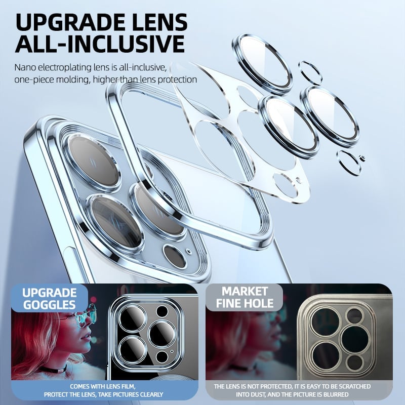 BowLift | Clean Lens iPhone Case With Camera Protector