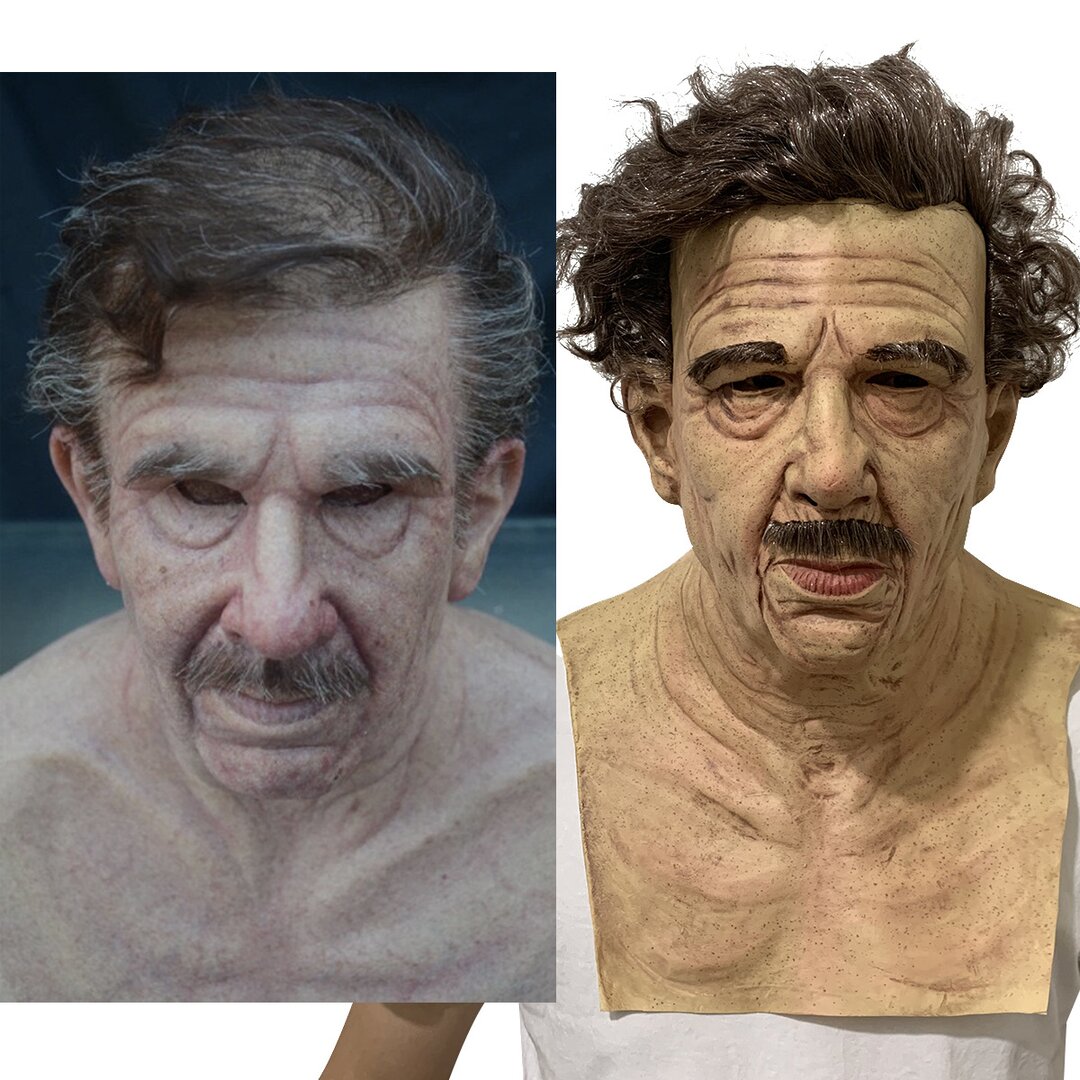 BowLift | Creepy Old Man Mask – Realistic Latex Halloween Mask for Adults