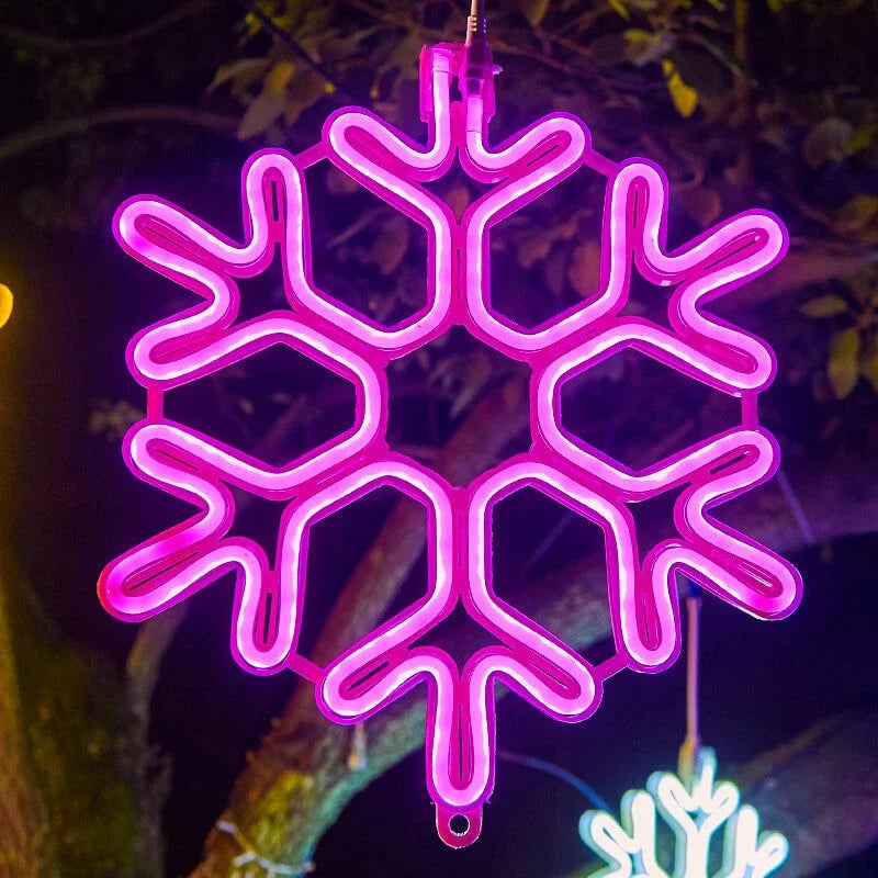 FrostGlow – Snowflake Garden Light