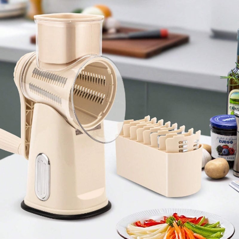 BowLift | 5 in 1 Cheese Vegetable Grater with Handle