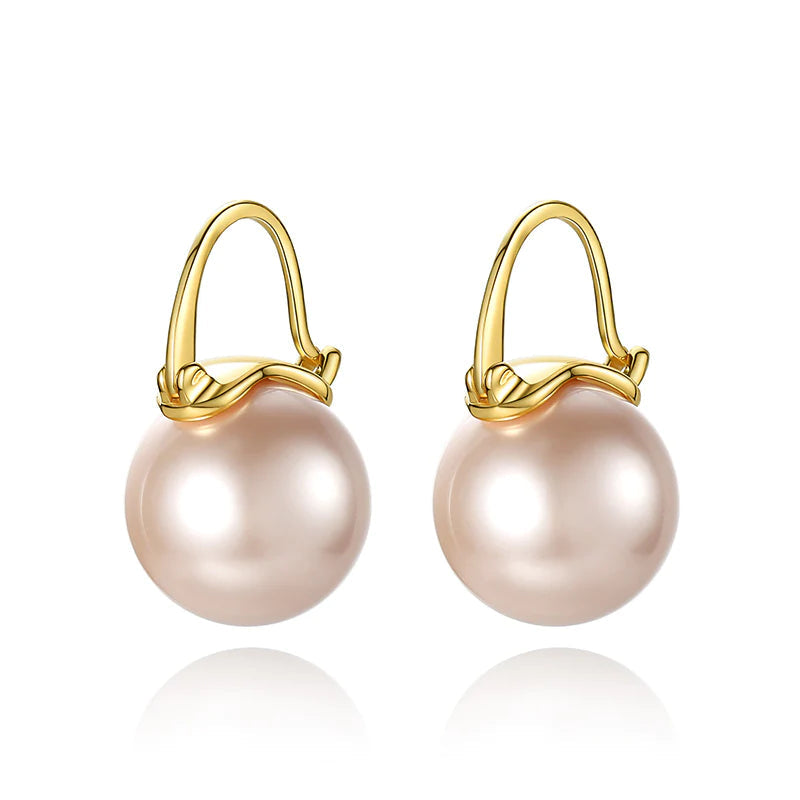 BowLift | Black Pearl Earrings  Available in White Champagne Grey Gold and Black  Pearl Dangle Earrings