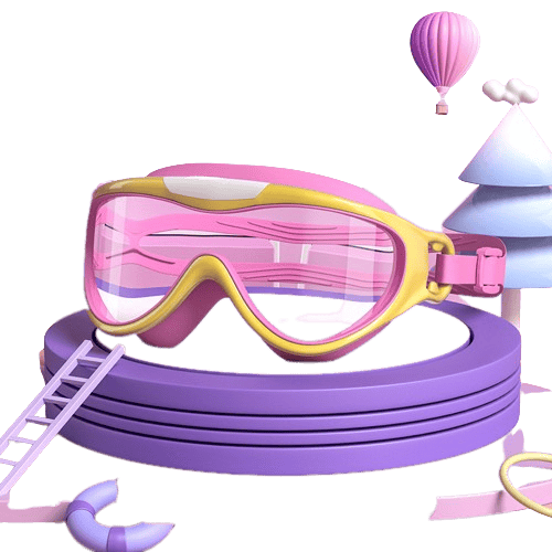 BowLift | HD children's large frame waterproof and anti-fog swimming goggles