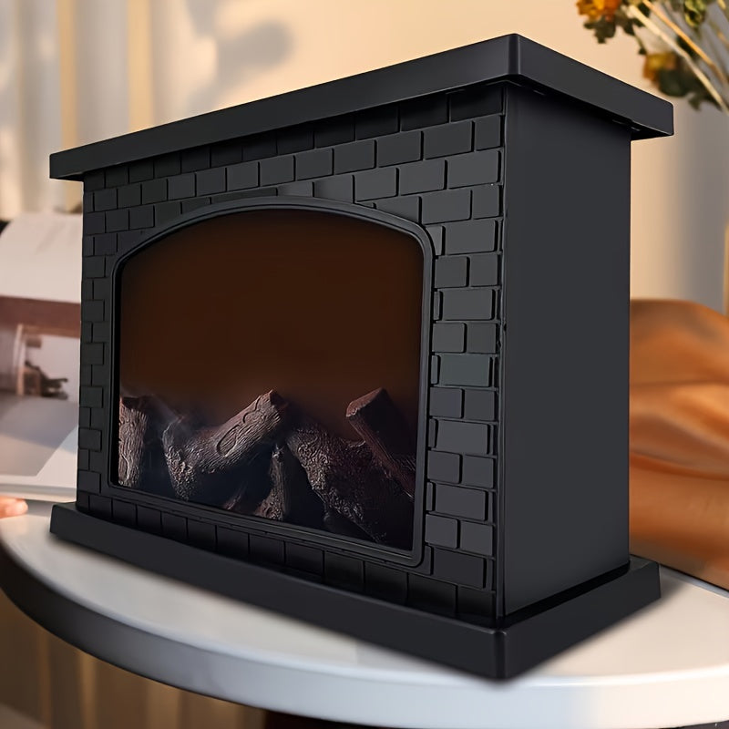 BowLift | Cozy rectangular fireplace lantern stove lamp - Realistic simulation flame lights