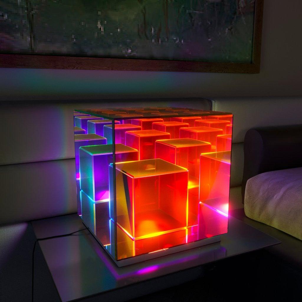 BowLift | Eternity Rubiks Cube Prism Lamp