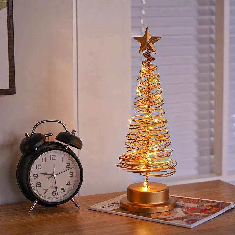 BowLift | Spiral LED Light Christmas Tree Decoration Night Light Ornaments