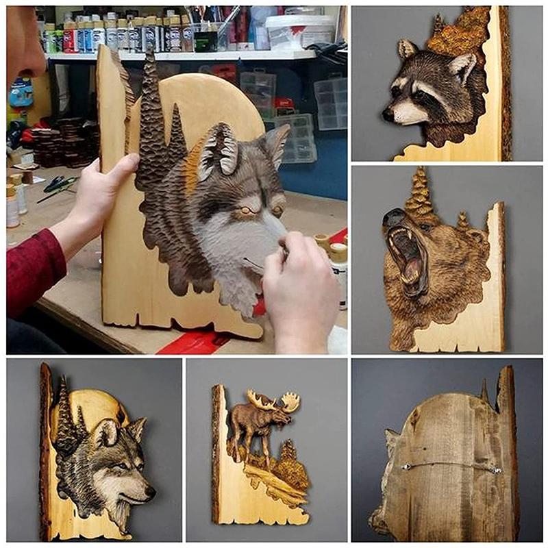 BowLift | Animal Carving Handcraft Wall Decoration