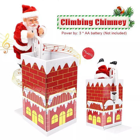 BowLift | Electric Climbing chimney Santa Claus