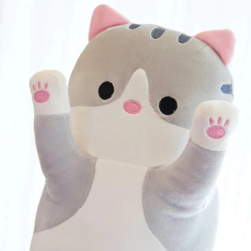 BowLift | FELINEDREAM – Soft Plush Cat Pillow for Kids