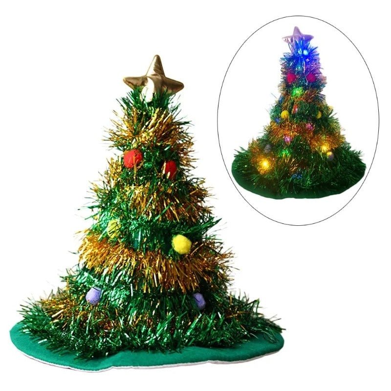 BowLift | Festive Christmas Tree Hat - Holiday Theme Hat, Santa Hats