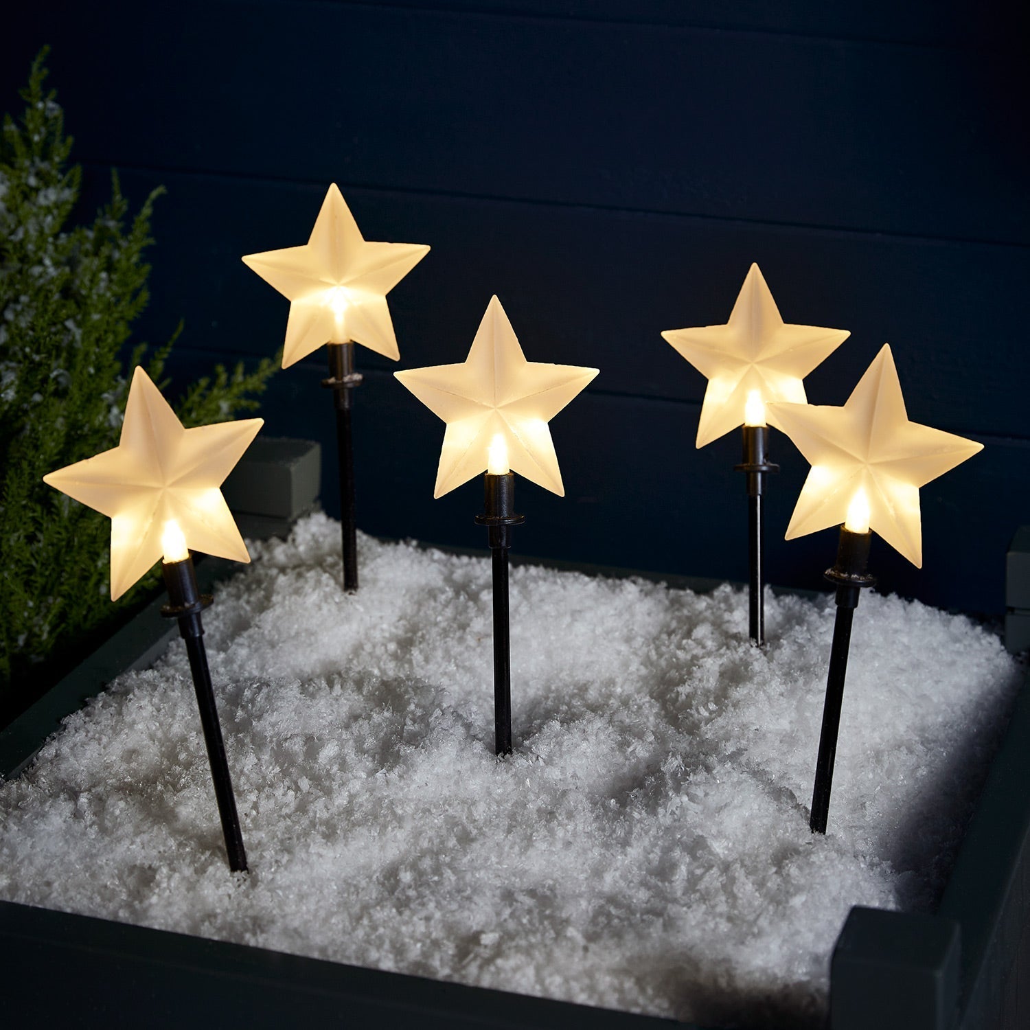 BowLift | Christmas Decorations Star Pathway Stake Lights