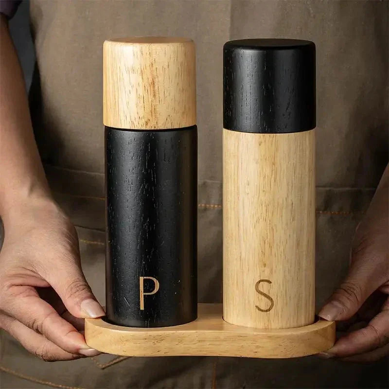 BowLift | Wood Salt and Pepper Mill Set