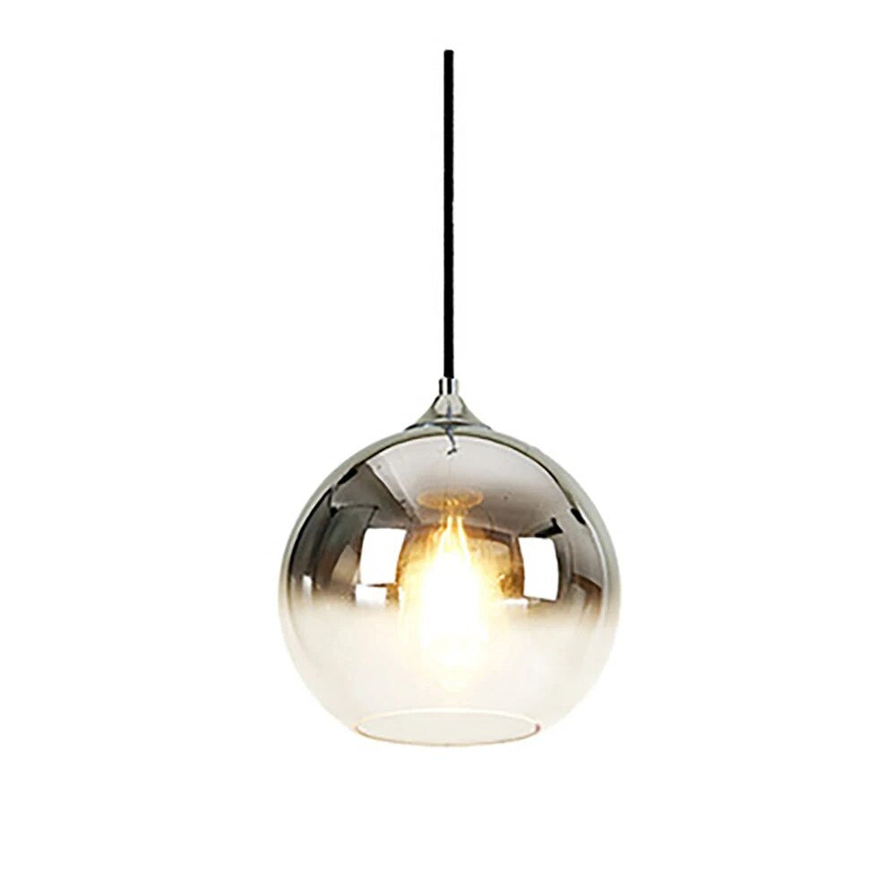 BowLift | Glass Copper Finish Ceiling Light