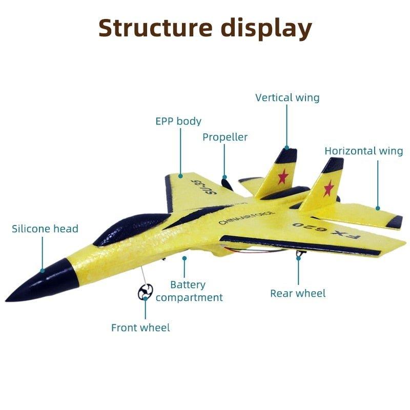 BowLift | Fizzy Plane - Remote Control Battle Plane Hobby Plane Glider Plane