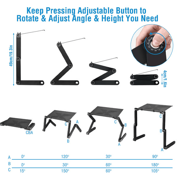 BowLift | FLEXSTAND 360 – Ergonomic laptop stand for healthy & flexible working