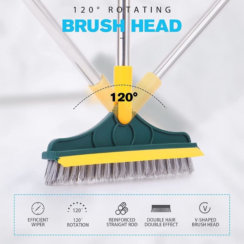BowLift | FlexSweep Brush – 2-in-1 Cleaning Brush with Scraper for Floors and Tiles