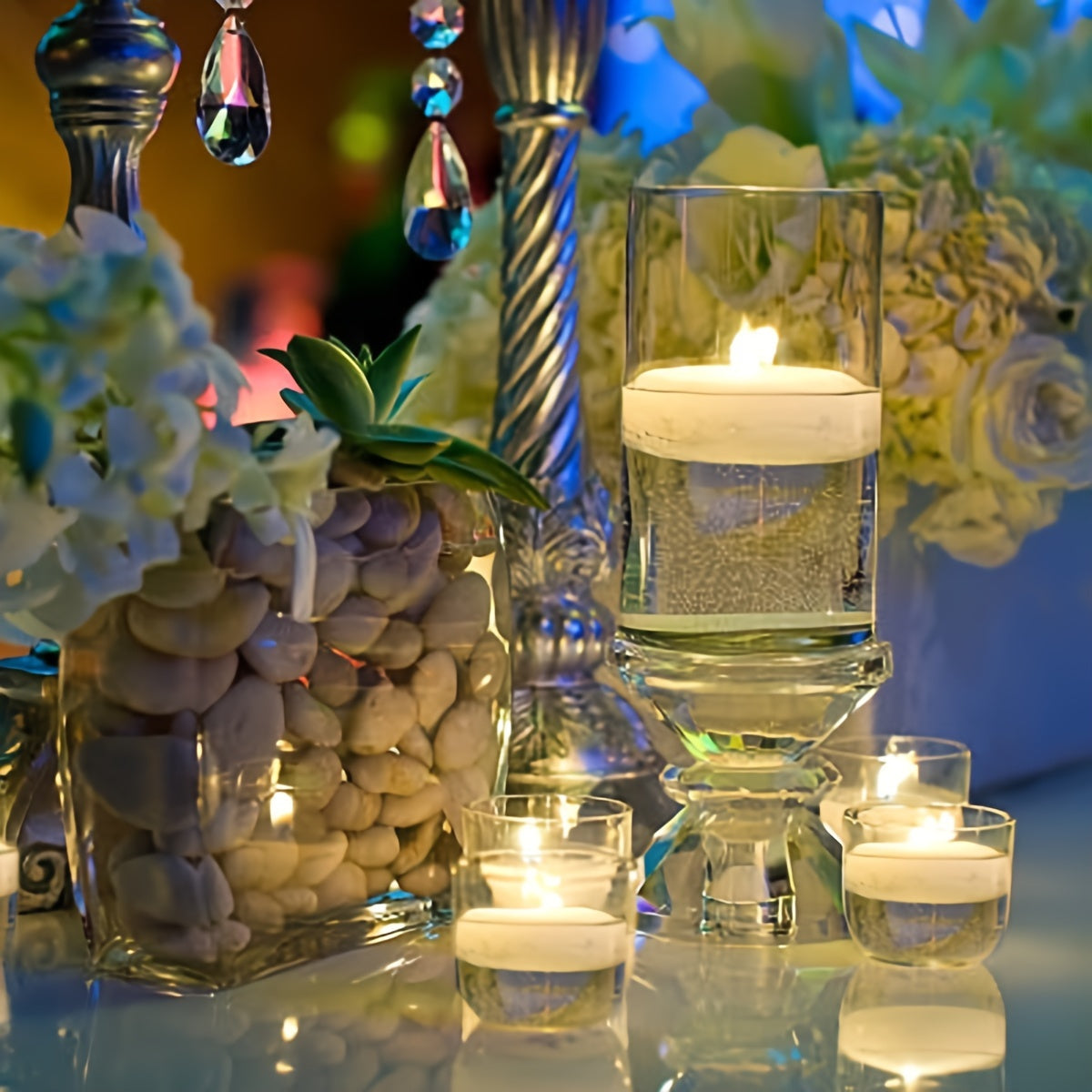 BowLift | Candle Set of 40 Floating Wax Lights