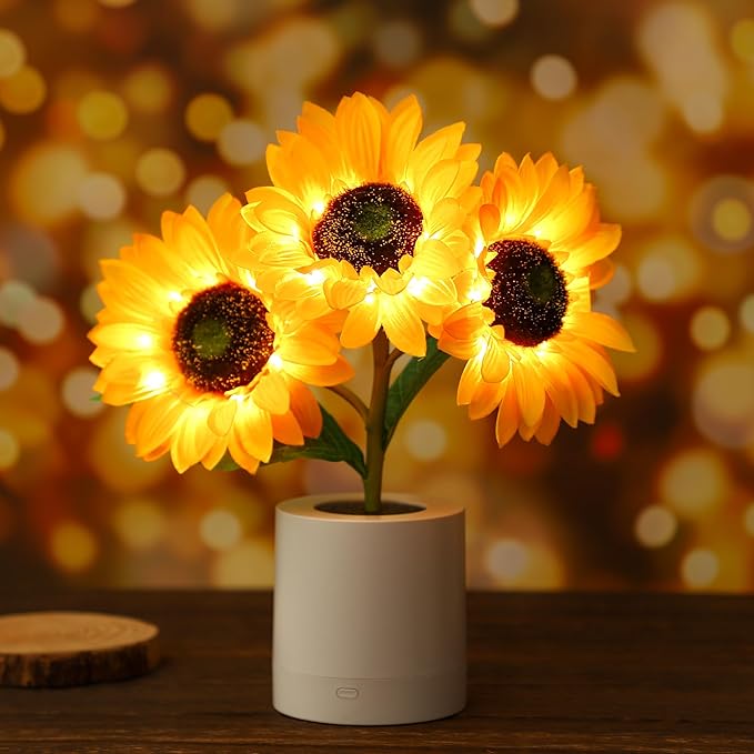 BowLift | Table Lamp Sunflower LED USB Rechargeable Light