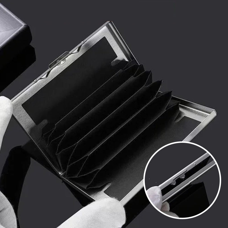 BowLift | Ultral thin card case with theft and demagnetization protection