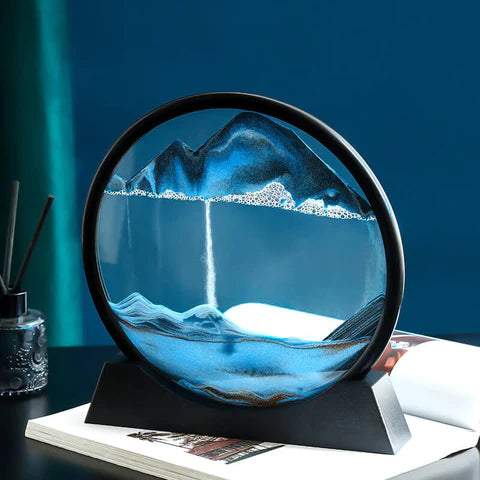 BowLift | Royaleva Moving Sand Art Sculpture - LED Calming Desk Decoration