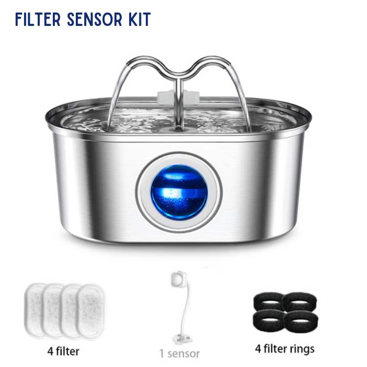 BowLift | Cat Water Fountain | Silent Operation, Stainless Steel & Hygienic Design for Healthy Hydration