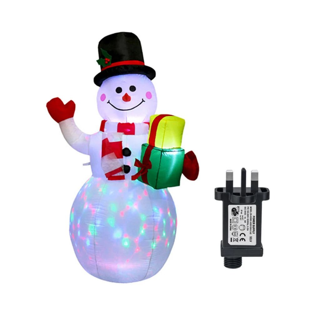 BowLift | Glowing LED Inflatable Christmas Tree & Elf – Festive Outdoor Ornament for Magical Parties & New Year Cheer