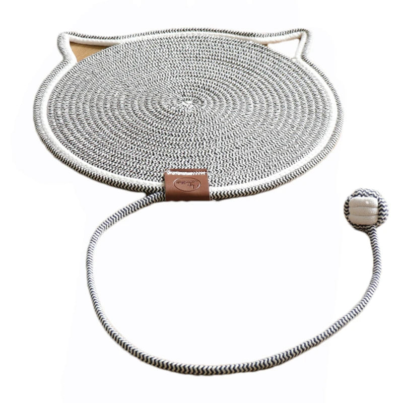 BowLift | Cotton Rope Cat Scratcher with Play Ball