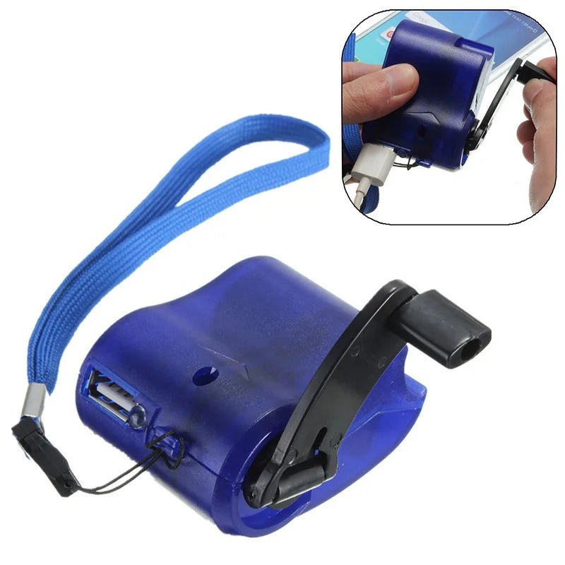 BowLift | HandCrank Charge – Portable USB Emergency Charger for Outdoor Survival