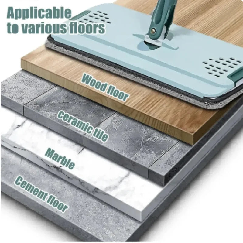 BowLift | Hands-Free Flat Mop with Bucket - FlexiMop