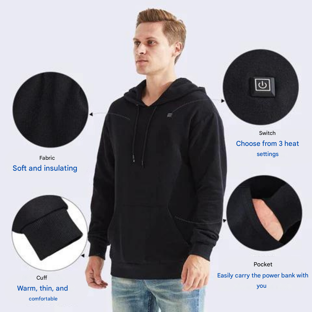 BowLift | HeatWear Hoodie – Innovative Heated Hoodie with Adjustable Temperature