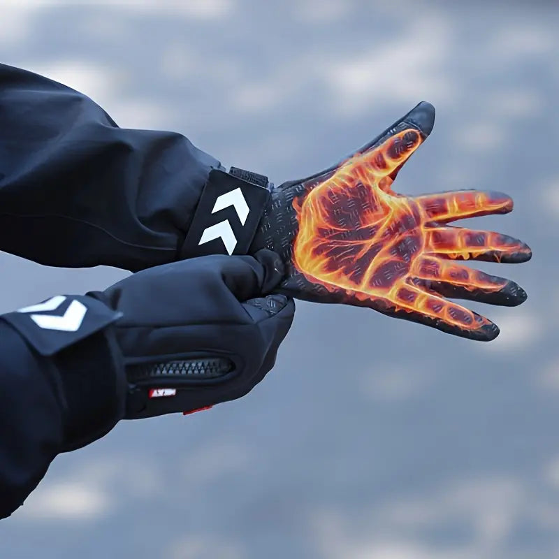 BowLift | Heat Retaining Thermal Warming Gloves for Cycling, Skiing & Outdoor Sports