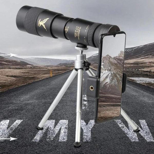 BowLift | High-Power Waterproof Monocular Telescope with 10x Magnification for Bird Watching, Hiking, and Outdoor Adventures