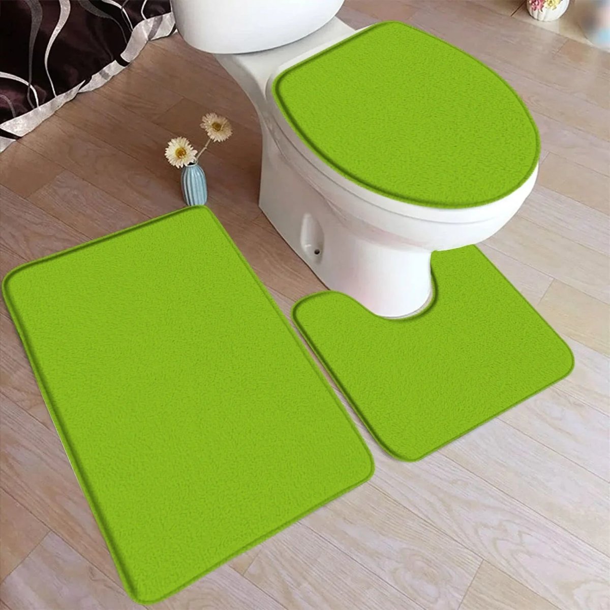 BowLift | HydraMat – 3-Piece Non-Slip Bathroom Mat Set for Comfort & Safety