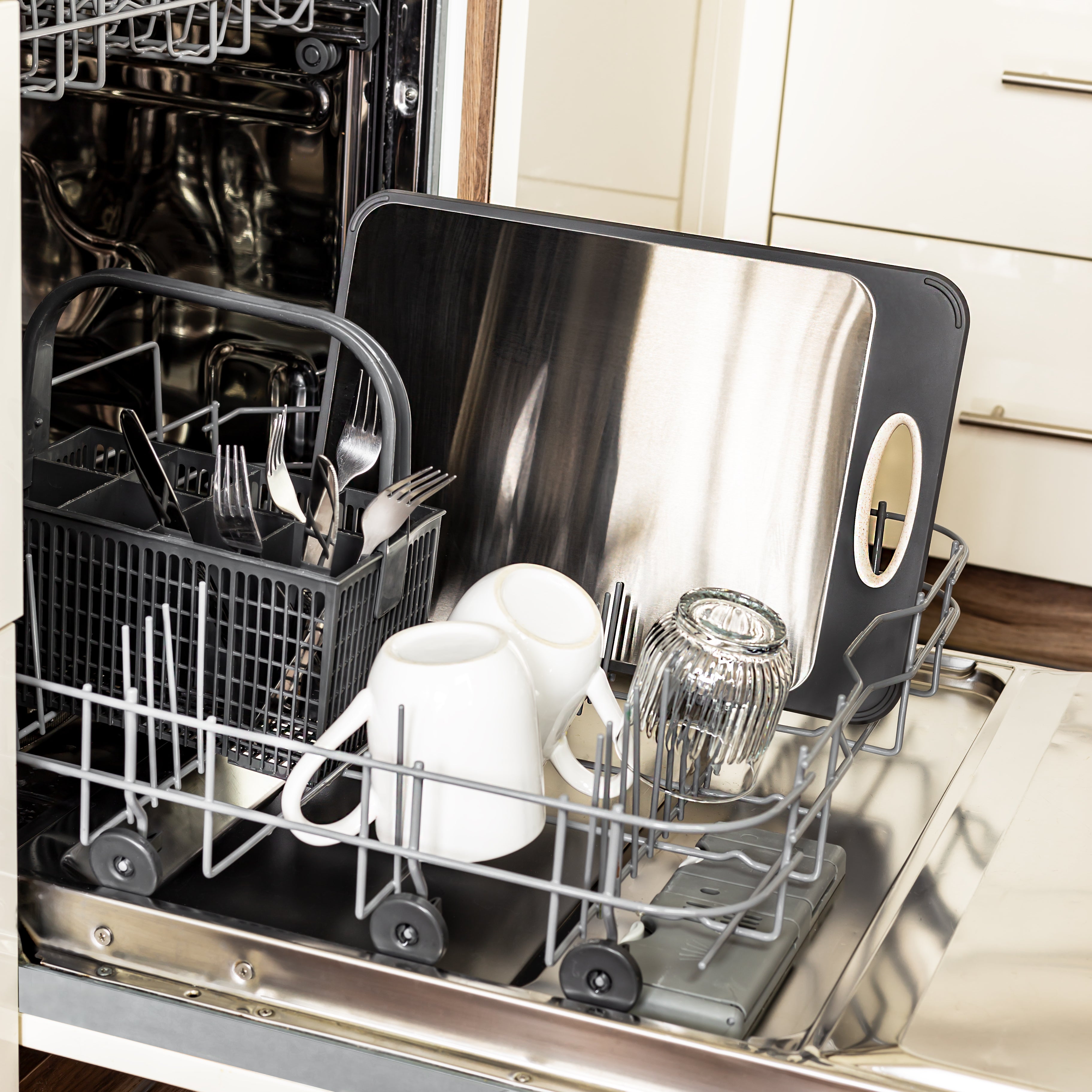 BowLift | Hygienic Stainless Steel Chopping Board - SteelSafe