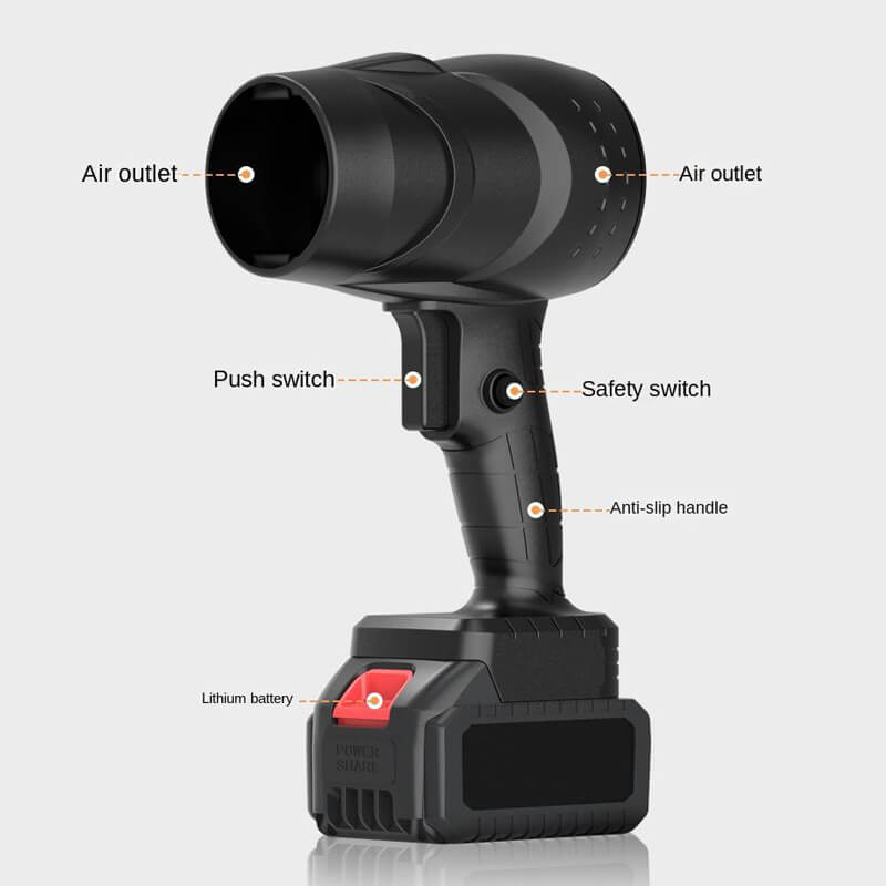 BowLift | High-Pressure Cordless Air Blower | Adjustable Speed, Lightweight & Ideal for Car, Home & Garden Cleaning